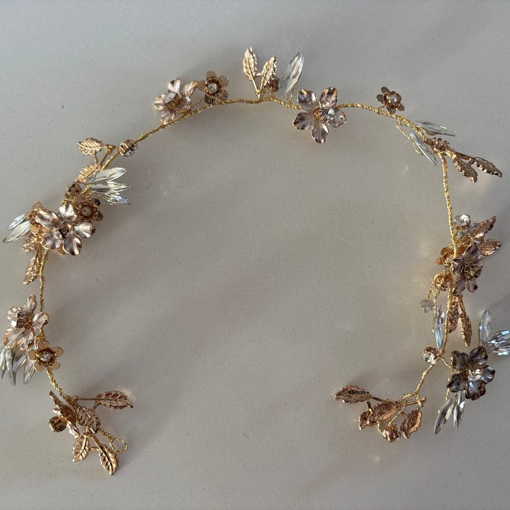 Luna + Stone Hairpiece/Hair vine/Headband